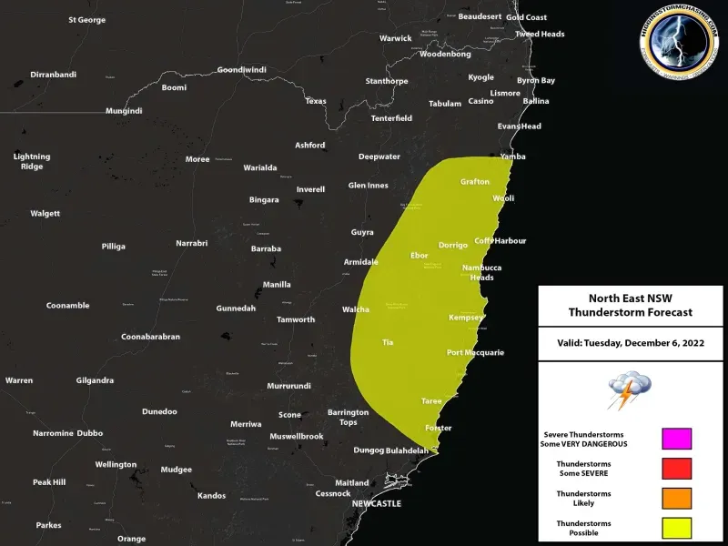 Thunderstorm Risk Maps